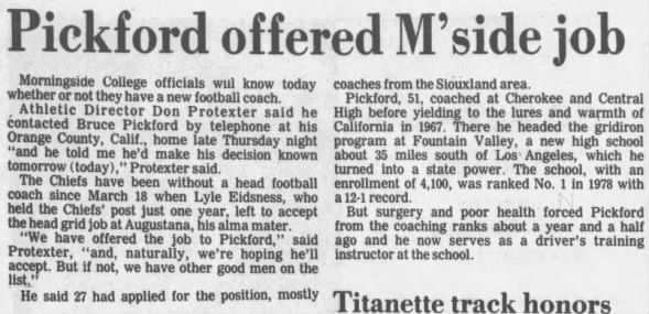 1981 Pickford Offered Mside Job